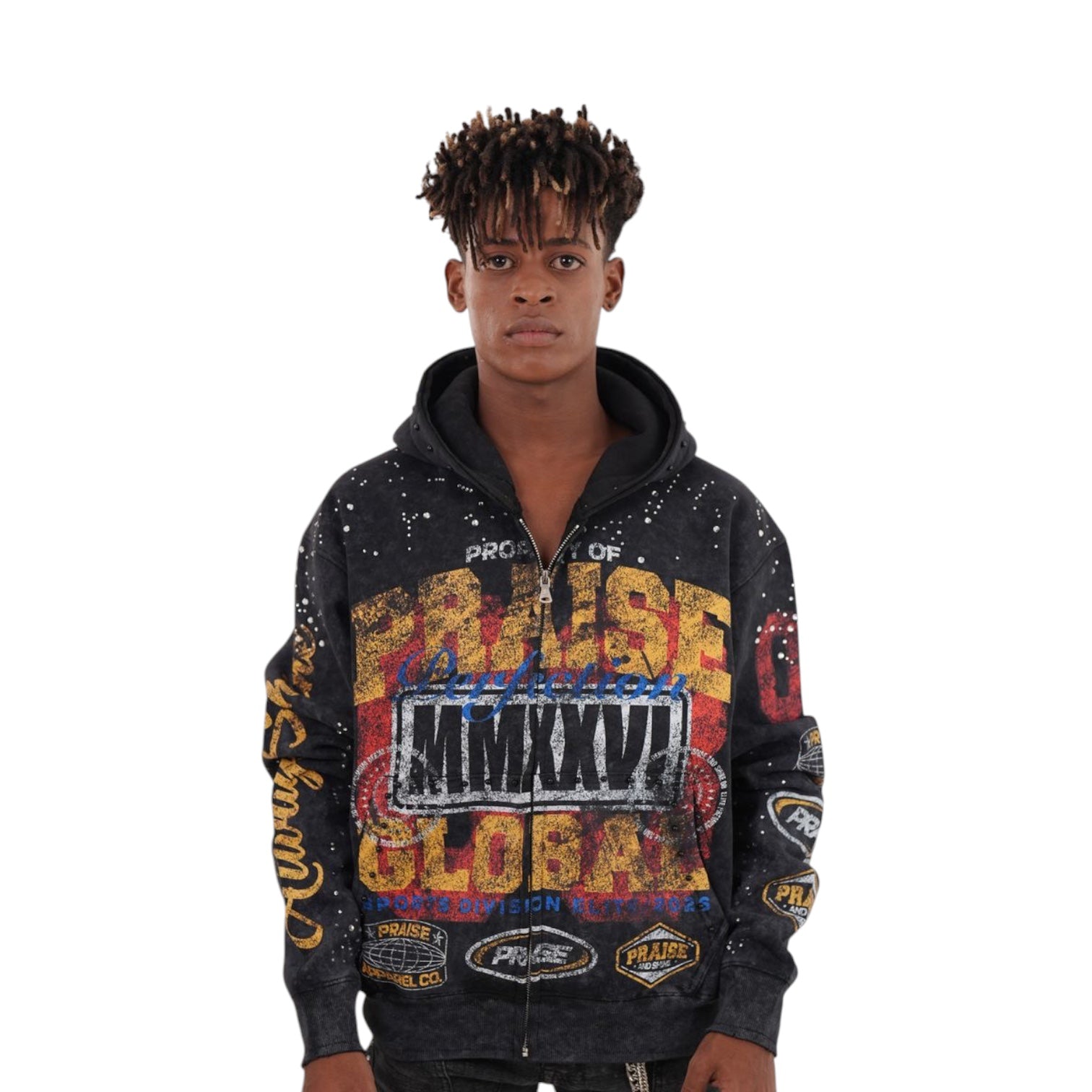 ELITE PREMIUM: Praise Zip Up Hoodie 1096